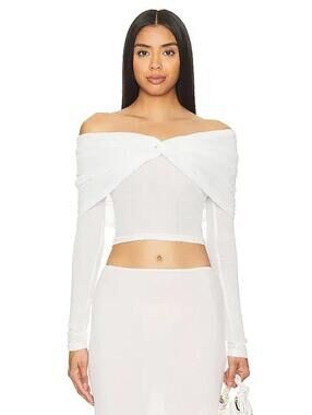 SNDYS  Madrid Off Shoulder Top